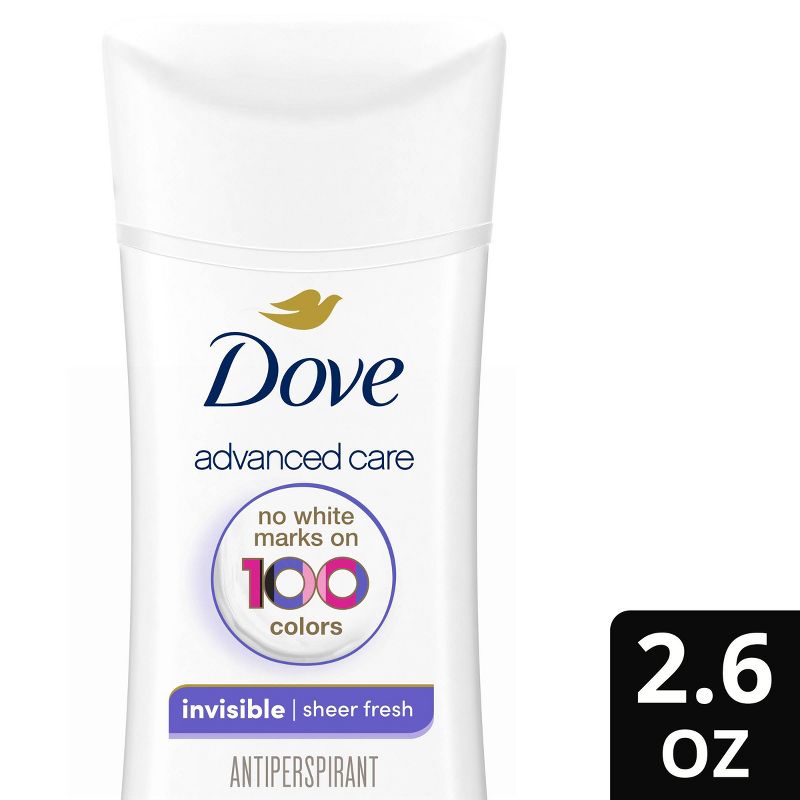 Dove Beauty Advanced Care Sheer Fresh 48-Hour Women&#39;s Antiperspirant &#38; Deodorant Stick - 2.6oz, 1 of 14
