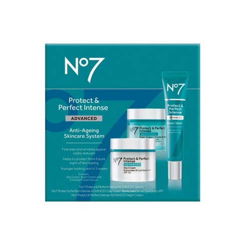 No7 Protect & Perfect Intense Advanced Anti-Wrinkle Serum for Sensitive  Skin, 1 fl oz 