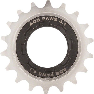 ACS PAWS 4.1 Freewheel - 18t, Nickel Removable With Crossfire 6-Spline Tool
