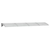 vidaXL Door Canopy Gray and Transparent 137.8 in.x31.5 in. Polycarbonate - 2 of 4