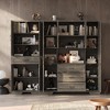 FUFU&GAGA Multifunctional Modular Storage Cabinet Bookcase Display Cabinet with Adjustable Shelving, Drawers & Safety Features - 3 of 4
