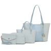 MKF Collection Lippa Tote Crocodile Embossed Vegan Leather Women’s Bag Purse Set by Mia K - 2 of 4