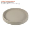 Unique Bargains Indoor Ceramic Round Plant Pot Saucers Tray 2 Pcs - 3 of 4