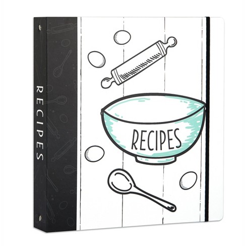 Blank Recipe Notebook Large Recipe Book Kitchen Utensils Recipe Journal,  Kitchen Organization Gift for Him Gift for Her Mothers Day Gift 