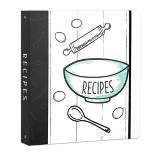 Outshine Co Premium Farmhouse Recipe Binder Gift Set with 20 Full Page Recipe Paper, 36 Recipe Cards, 12 Recipe Dividers, 24 Labels