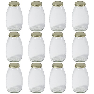 Buy Wholesale China Large Wide Mouth Glass Pickle Jars With Metal Airtight  Lid Mason Jars Wholesale Glass Storage Bottle & Glass Jars Bottles Honey  Jars at USD 0.43