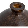 Storied Home Decorative Paulownia Wood Vase - 4 of 4