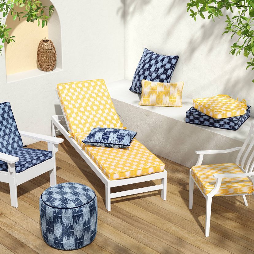 Brushstroke Ikat Outdoor Cushion Collection - Threshold™