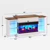 AMERLIFE Farmhouse Electric Fireplace TV Stand - 2 of 4