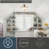 VAXCEL Monrovia 17-in W Dual Mount Semi Flush Ceiling Light or Pendant - 3 of 4