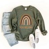 Simply Sage Market Women's Graphic Sweatshirt You Belong Rainbow - 3 of 4
