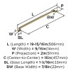 Amerock Westerly Appliance Pull - 3 of 4