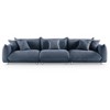 MINIMORE Modern Style 124.5"W Modular Chris 4Seater Sofa - 3 of 4