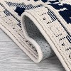 2x6 FT Runner Rug,Non-Slip Vintage Medallion Textured Carpet with Retro Floral Design, Indoor Non-Shedding Long Rug Runner, Grey - 4 of 4