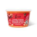 Creamy Tomato Soup with Chicken Meatballs & Pasta - 16oz - Good & Gather™