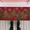 tagltd 1'6" x 3'4" Tis The Season Estate Christmas Tree Indoor/Outdoor 18" x 40"  Decorative Coir Doormat - 3 of 3