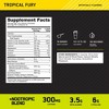 Optimum Nutrition, Pre-Workout Amped Powder, Tropical Fury, High Stim, Sugar-Free, Caffeine, 20 Servings - 2 of 4