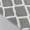 FONTOI Bittman Reversible Bathroom Rugs High Pile Luxrurious Tufted Plush Bath Mat Absorbent Indoor Shower Geometric Design Mat Indoor Room Décor - 4 of 4