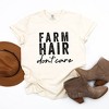 Simply Sage Market Women's Farm Hair Don't Care Short Sleeve Garment Dyed Tee - 3 of 4