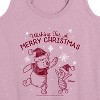 Women's - Winnie the Pooh - Wishing For A Merry Christmas Graphic Racerback Tank - 2 of 4