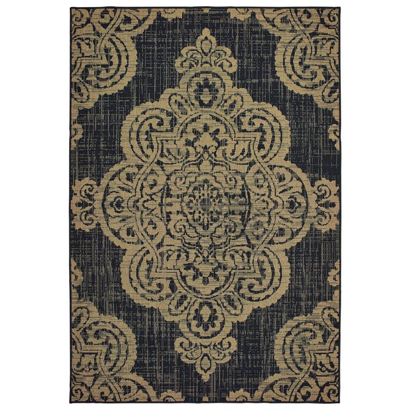 Madeline Overscale Medallion Patio Rug, 1 of 5