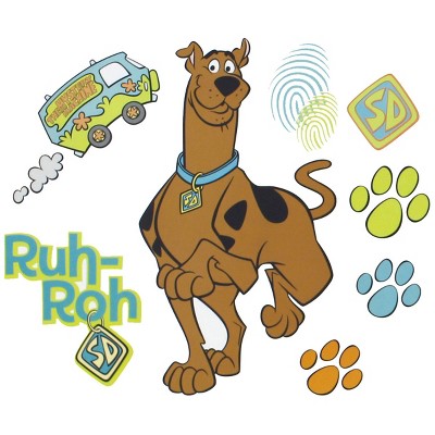 Scooby Doo Prints Self-Stick Wall Accent Stickers Set - Scooby-Doo..