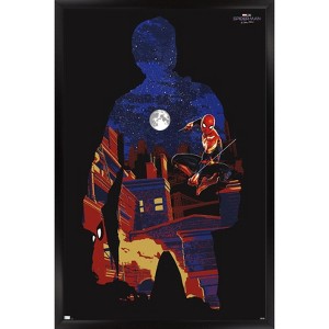Trends International Marvel Spider-Man: No Way Home - Silhouette Framed Wall Poster Prints - 1 of 4