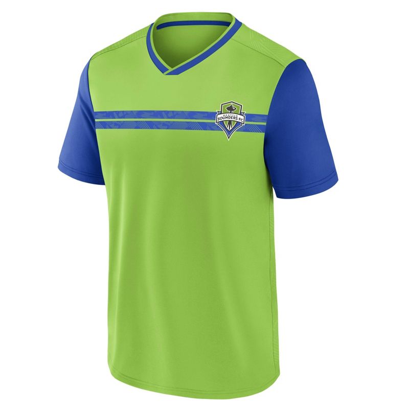 MLS Seattle Sounders Men's Shoot Out V-Neck Jersey, 2 of 4