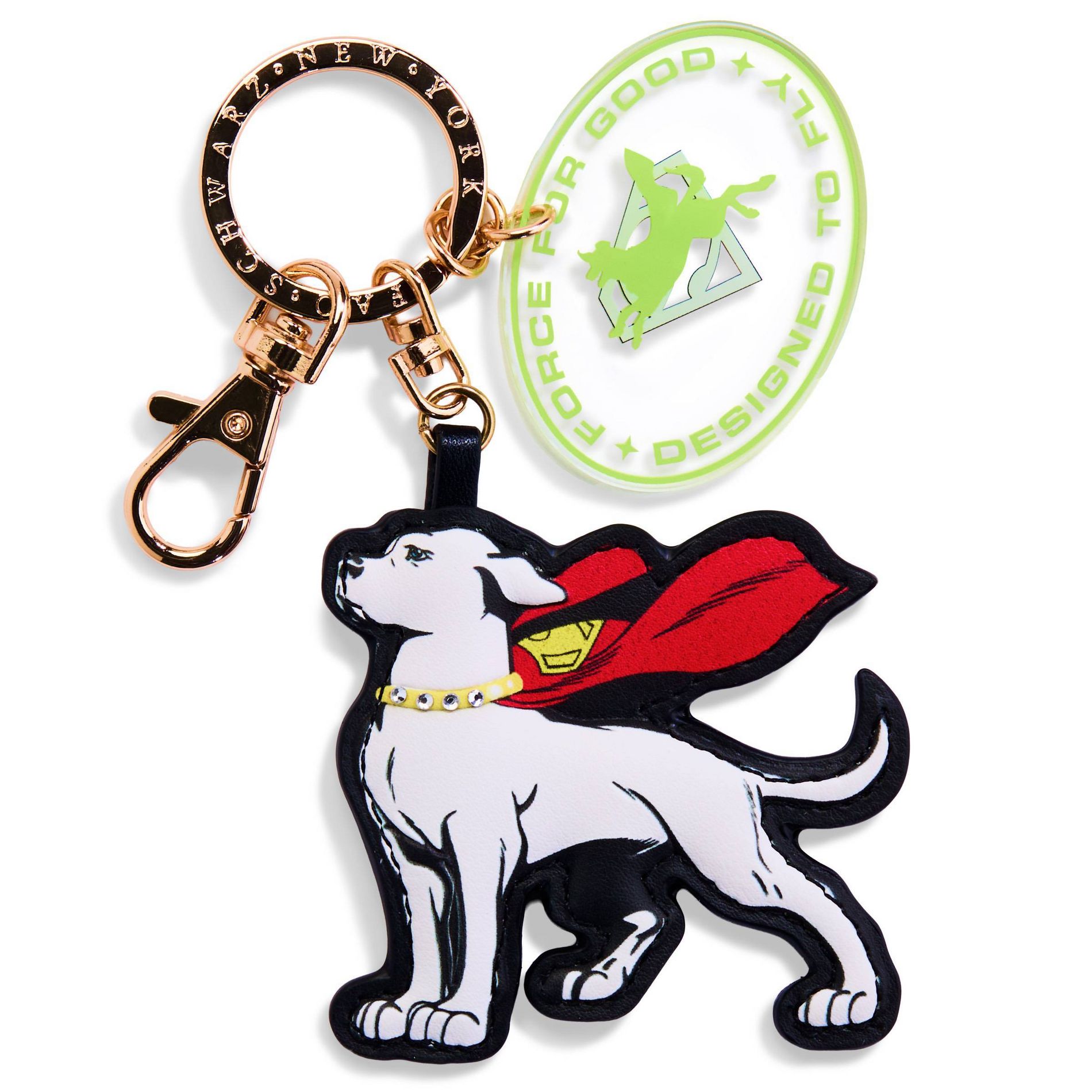 FAO Schwarz Bag Charms Leather Krypto