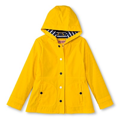 girls yellow coat