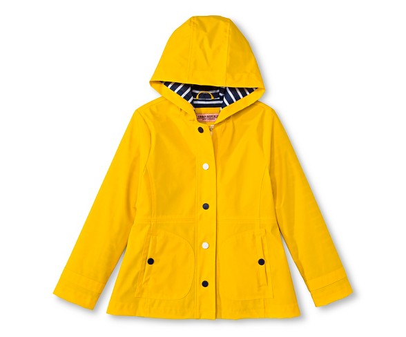Girls' Rain Slicker Coat -  Yellow 14/16