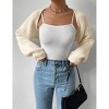 Women's Long Sleeve Cardigan Sweater - Lightweight Open Front Knit Cover Up - 2 of 4