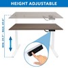 Mount-It! Electric Sit-Stand Desk with Tabletop - White / Adrift - 3 of 4
