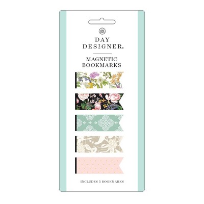 Day Designer 5pk Magnetic Bookmarks Assorted