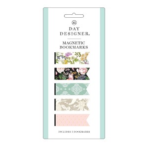 Day Designer 5pk Magnetic Bookmarks Assorted, Teacher Supplies - 1 of 3