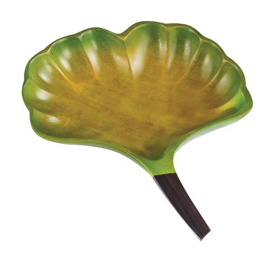 Gallerie II Ginkgo Leaf Carved Tray