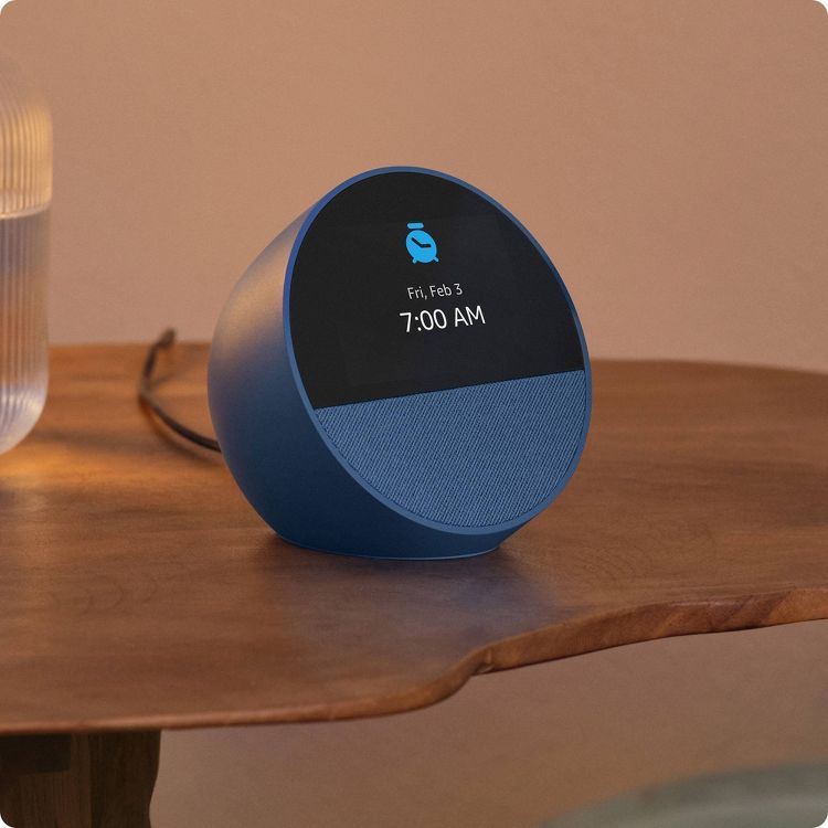 Amazon Echo Spot, Smart Alarm Clock with Vibrant Sound and Alexa (2024 Release), 5 of 7