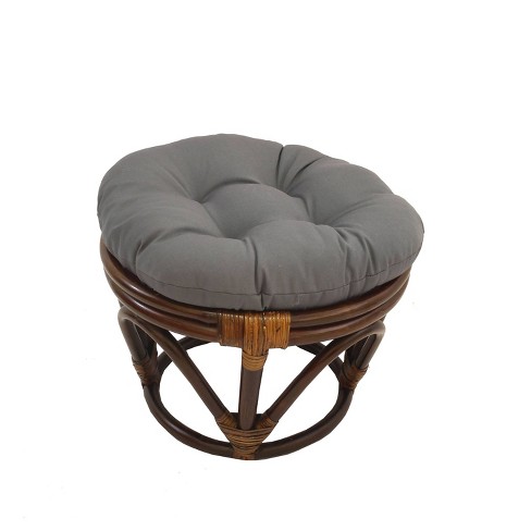 Papasan chair footstool online cushion