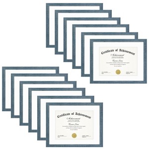 Golden State Art 11x14 Certificate MDF Picture Frame 0.87 Inch Thickness for 8.5x11 Picture - Pack of 12 - 1 of 4
