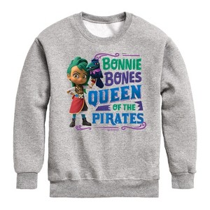 Boys' - Santiago of The Sea - Bonnie Bones Queen Graphic Long Sleeve Fleece Sweatshirt - 1 of 4
