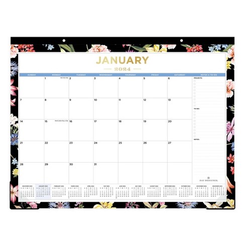 Lang 2024 Desktop Calendar 22x17 Color My World