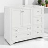 36" Bathroom Vanity Vanity without Sink– 4 Drawers, 1 Large Cabinet, Storage Organizer,Freestanding Bathroom Vanities（ NOT INCLUDE BASIN SINK） - 2 of 4