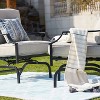 2pk Steel Patio Accent Chairs - Lokatse - 3 of 4