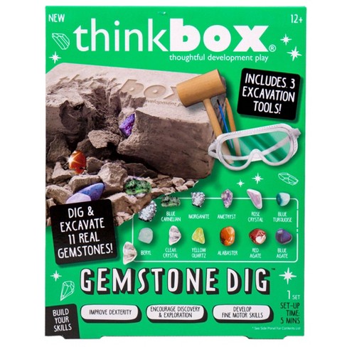 Rock Collection for Kid Science Education Toys 3 Layer Display Box Geology  Science Learning for Boys