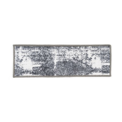 World Rug Gallery Distressed Contemporary Bohemian Non-Slip Stair Treads