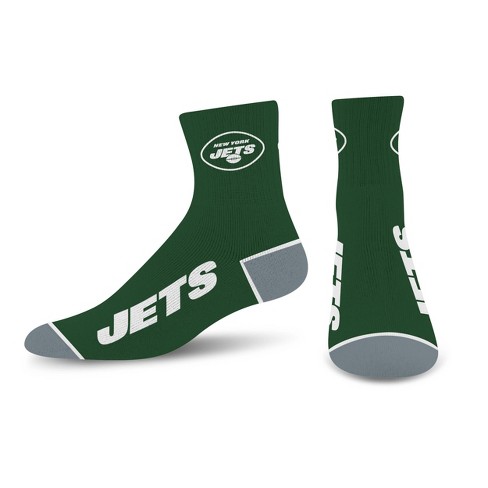 NFL New York Jets Around the Bend Quarter Socks - image 1 of 3