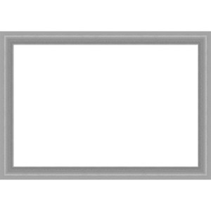 Amanti Art Peak Polished Nickel Narrow Framed Dry Erase Magnetic Board - 1 of 4