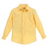 Gioberti Boy's Long Sleeve Dress Shirt and Plaid Tie Accessories Set - 3 of 4
