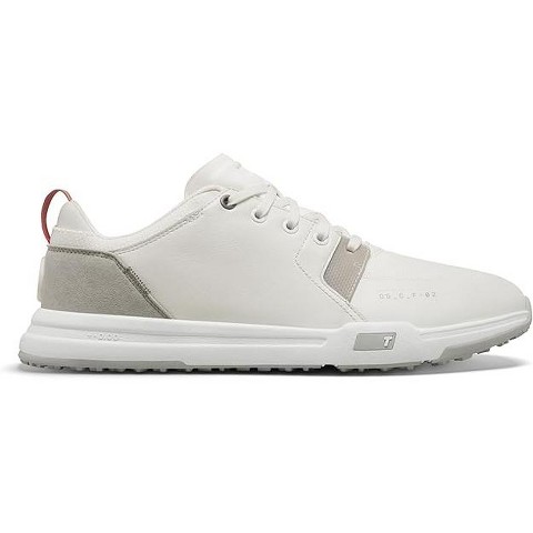 True linkswear Men's OG Cush Golf Shoes (White, 10.5 Wide)