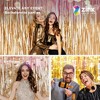 Zink Foil Curtain Backdrop, Tinsel Streamers for Photo Booth, Parties & Weddings - 2 Pack - 4 of 4